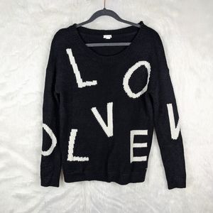 Garage- love long sleeve sweater